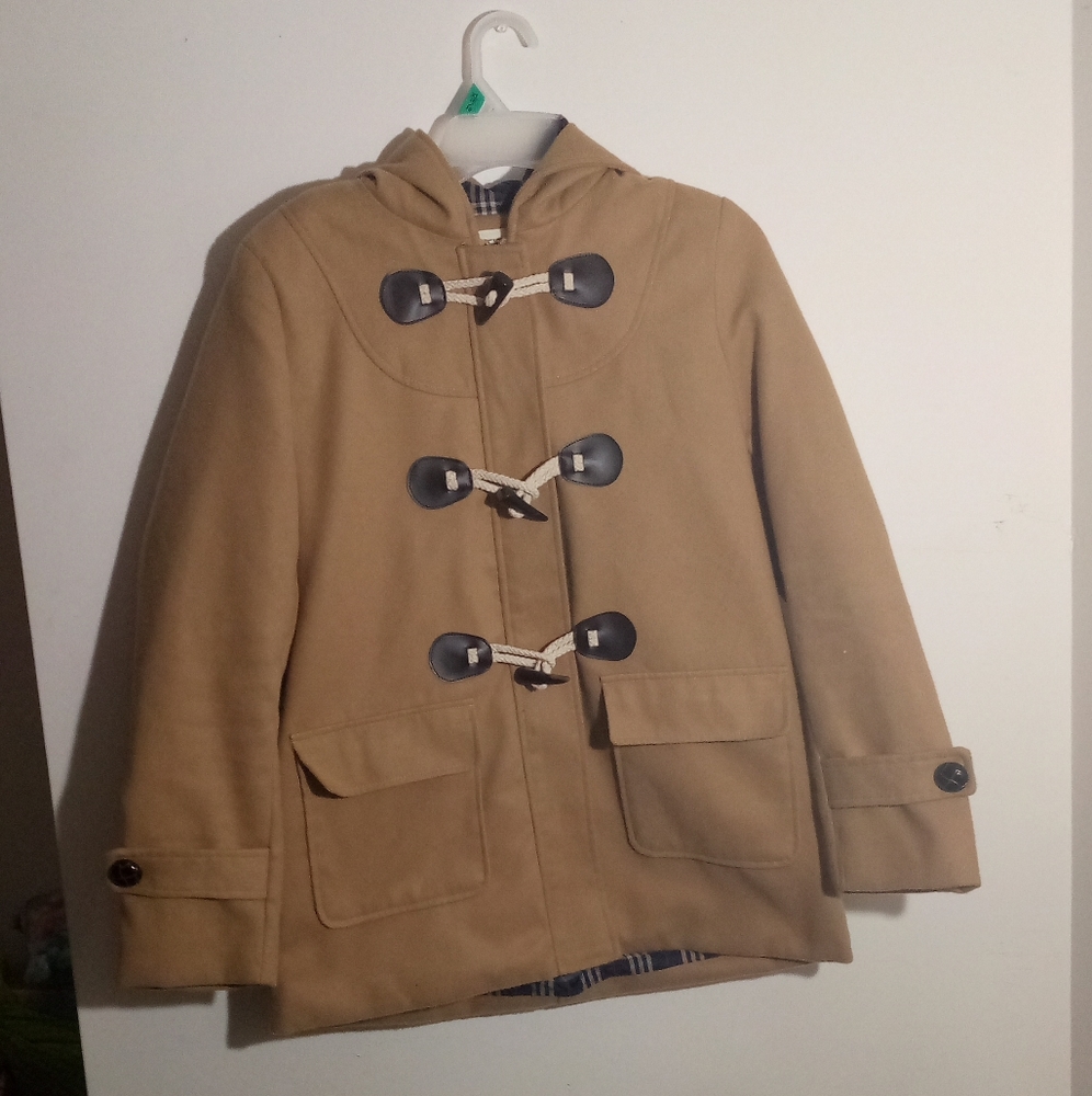 V-beon Tan Toggle Coat